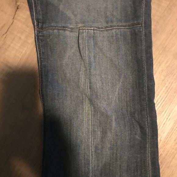 Express seamed front dark wash size 6 classic boot cut jeans - Picture 3 of 7